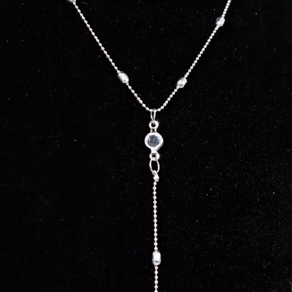 *NEW Gold Boho Long Bead Crystal Pendant Necklace - Picture 7 of 10